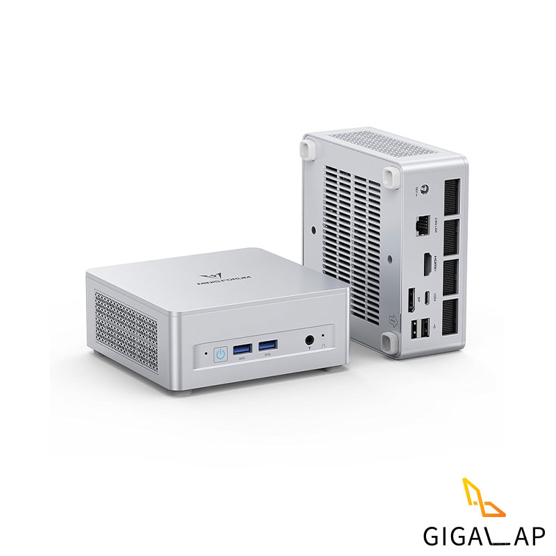 مینی کیس MINISFORUM UM870 slim مدل RYZEN7-8745H 32GB 1TB SSD RADEON 780NPU