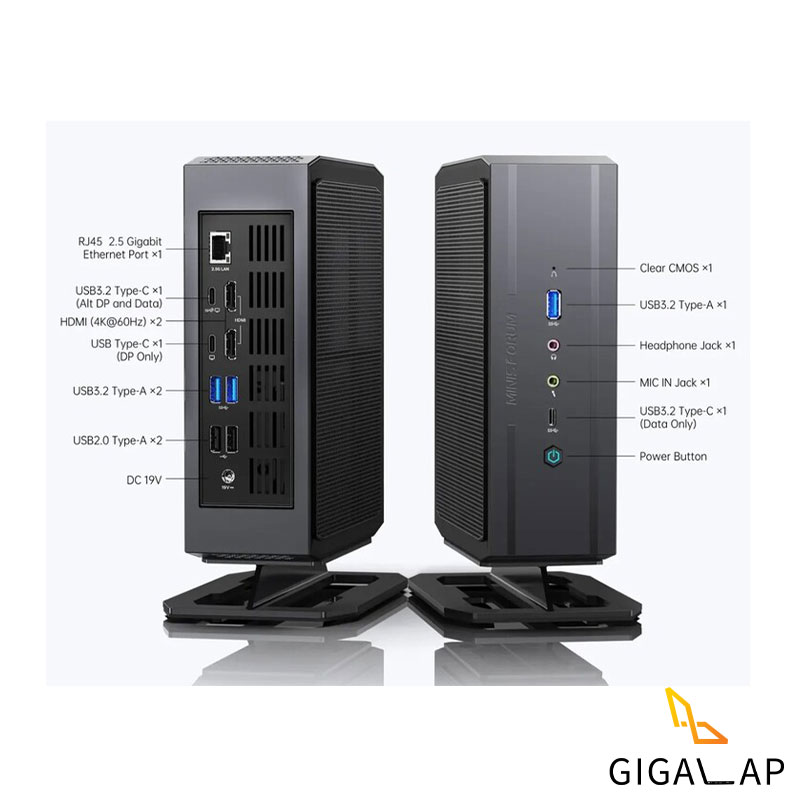 مینی کیس MINISFORME HN-2673 مدل I7-12650H 32GB 1TB SSD INTEL IRIS